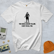 Printify T-Shirt White / S Hate to kill you - Shirt