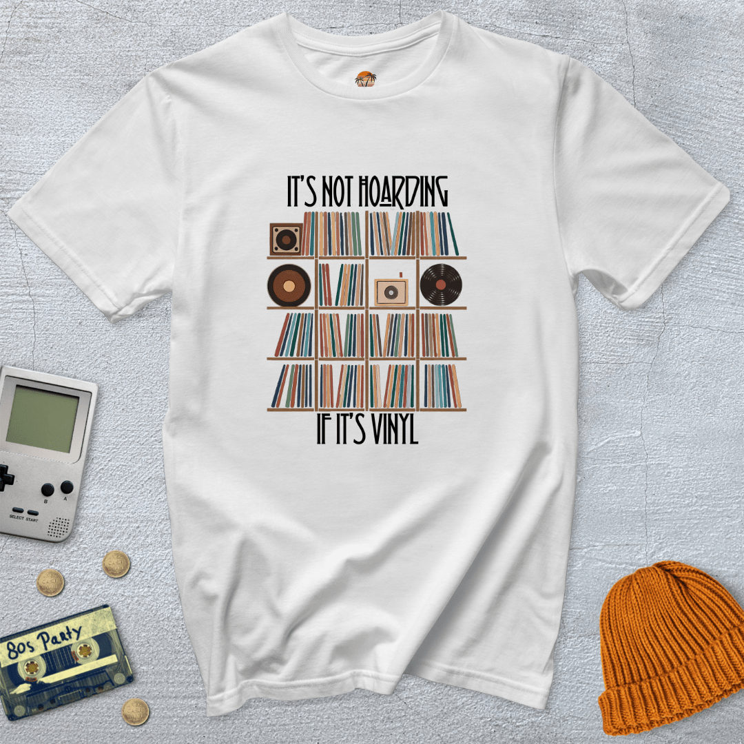 Printify T-Shirt White / S Hoarding - Shirt