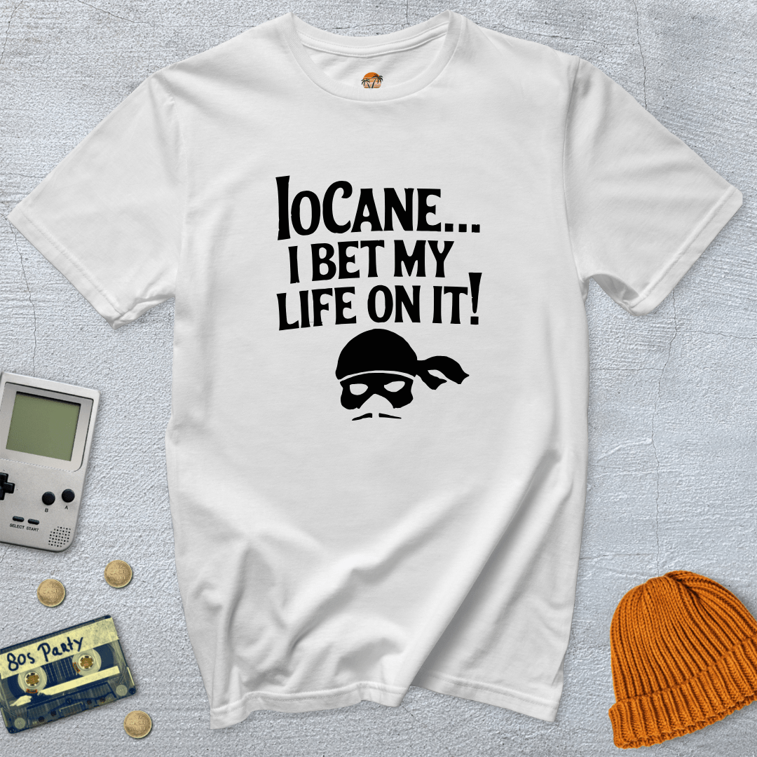 Printify T-Shirt White / S Iocane Bet my life - Shirt