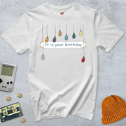 Printify T-Shirt White / S It is your birthday - Shirt
