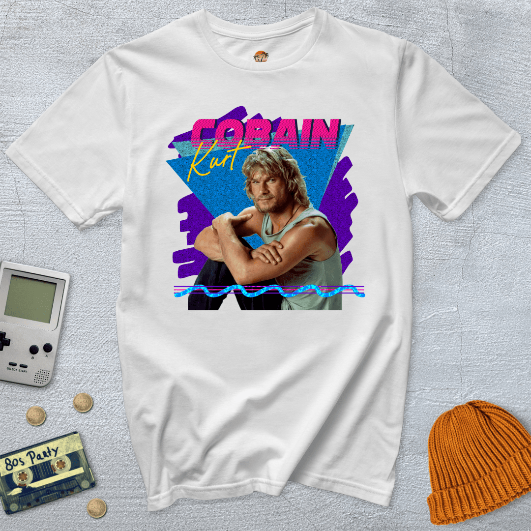 Printify T-Shirt White / S Kurt Cobain - Shirt