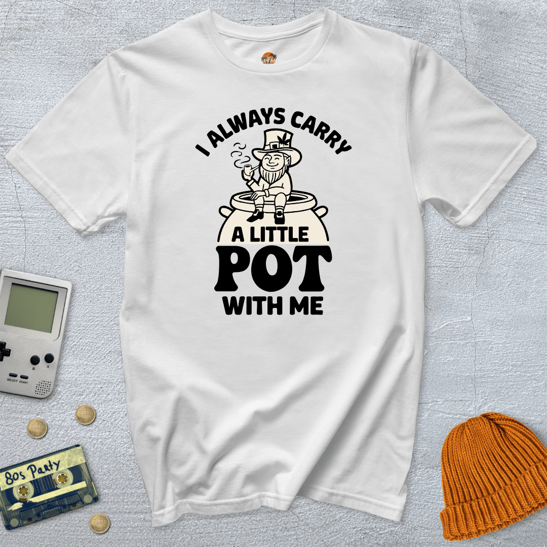 Printify T-Shirt White / S Little Pot - Shirt