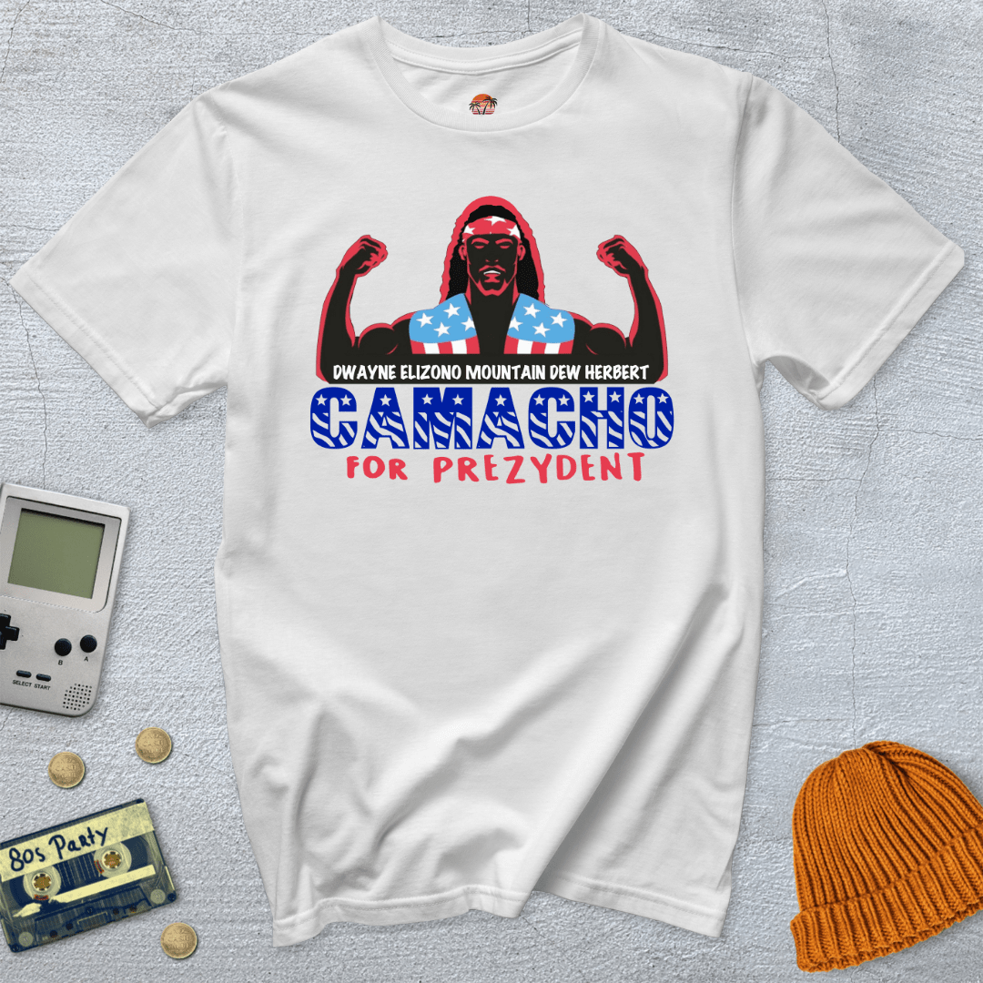 Printify T-Shirt White / S Macho Camacho - Shirt
