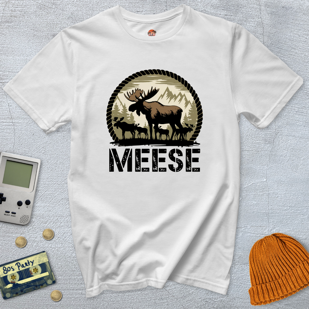 Printify T-Shirt White / S Meese - Shirt