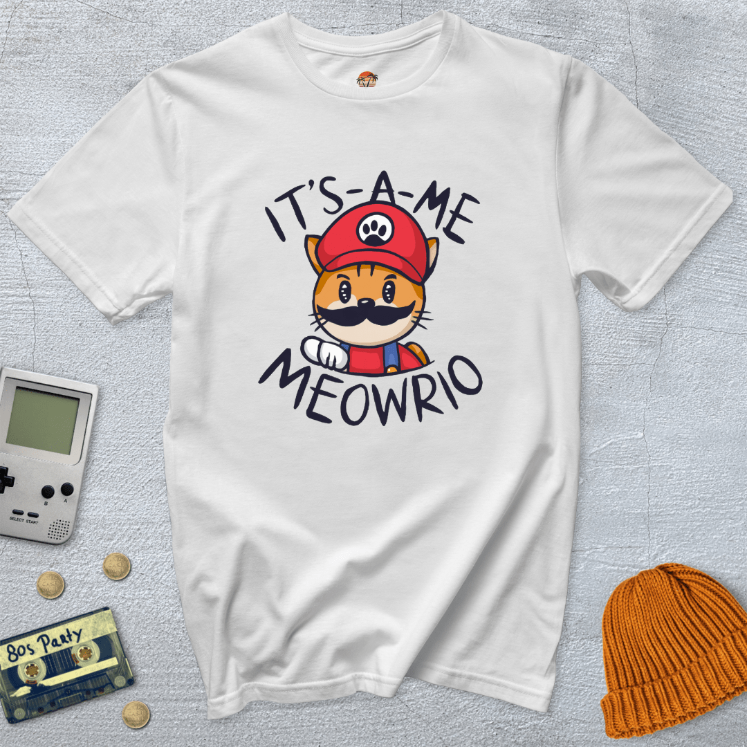 Printify T-Shirt White / S Meowrio - Shirt