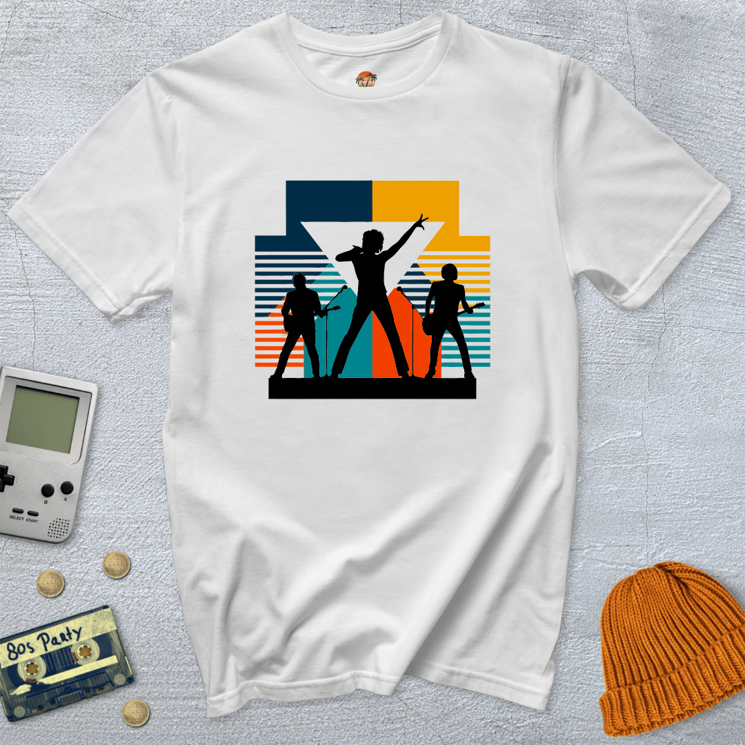 Printify T-Shirt White / S New Wave Band - Shirt