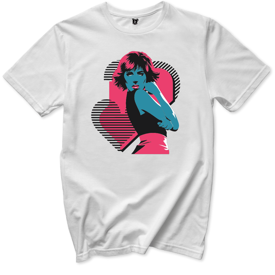 New Wave Girl T-Shirt - Throwback Paradise