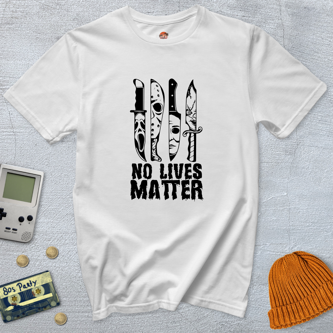 Printify T-Shirt White / S No LIves Matter - Shirt