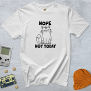 Printify T-Shirt White / S Not Today - Shirt
