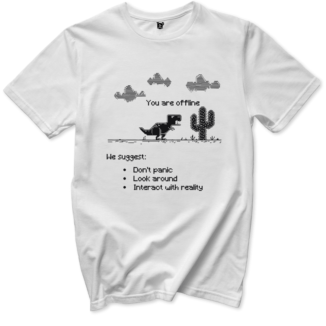 Offline T-Shirt - Throwback Paradise