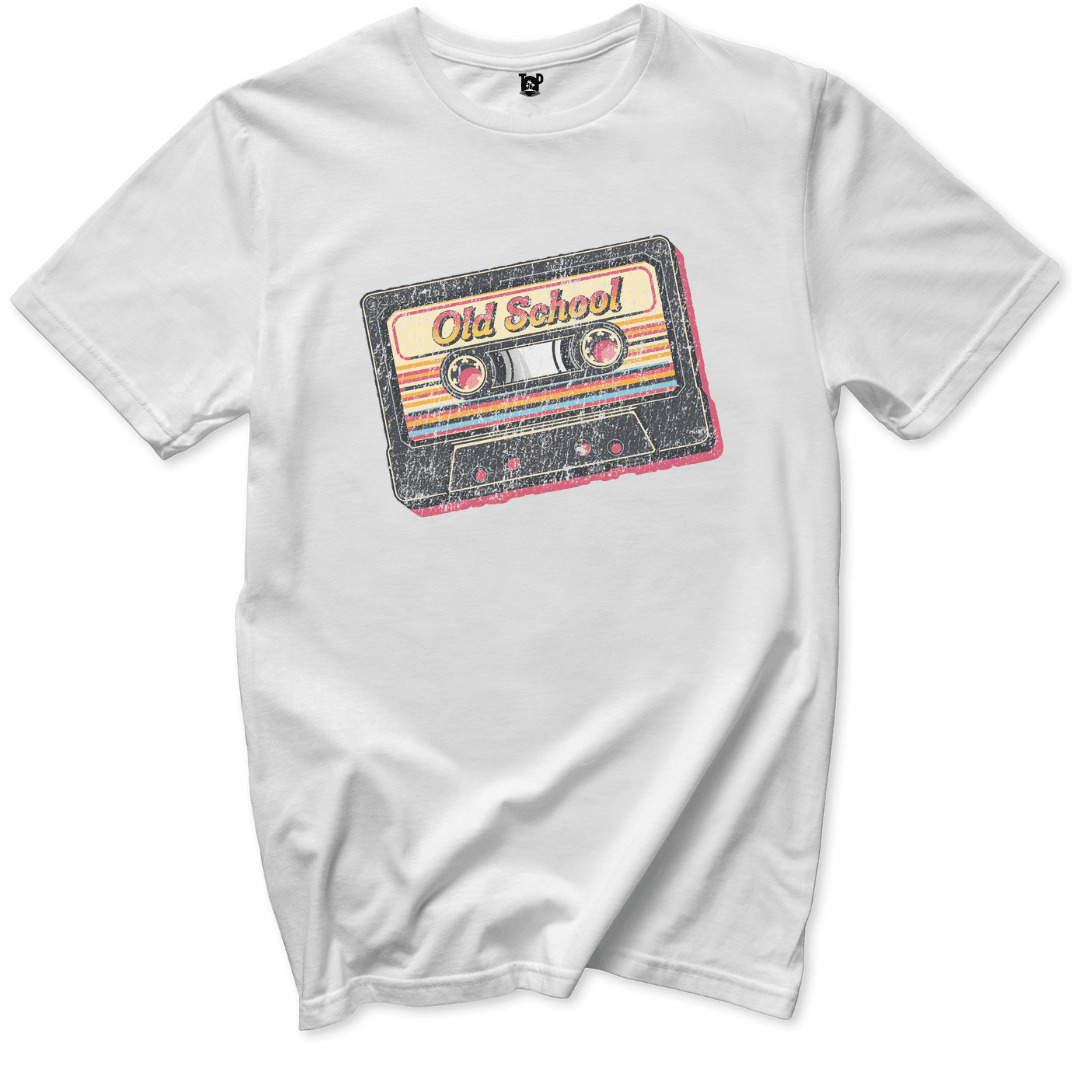 Old School Cassette T-Shirt - Throwback Paradise