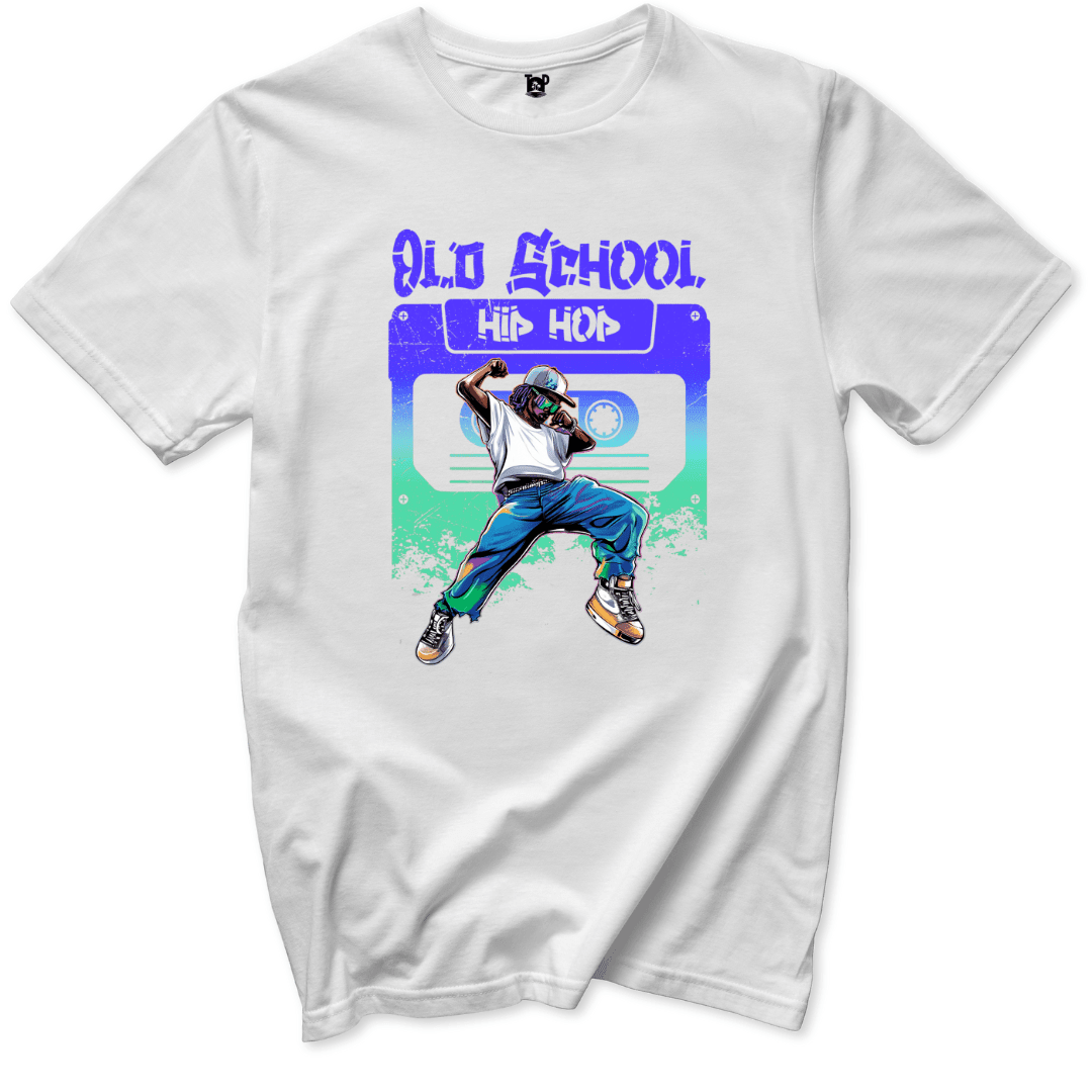 Old School Hip Hop Tape T-Shirt - Throwback Paradise