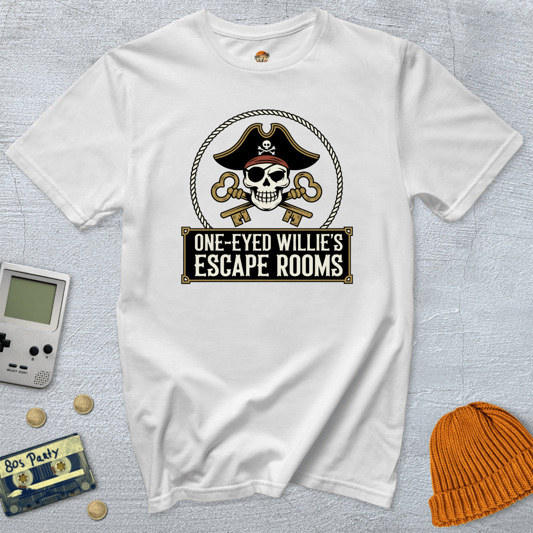 Printify T-Shirt White / S One-Eyed Willie - Shirt