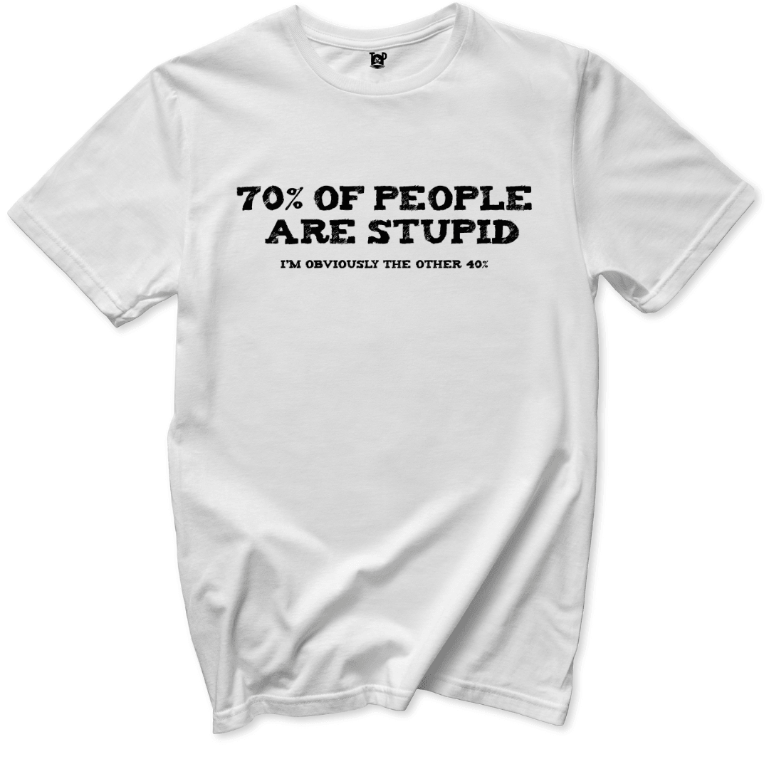 People are stupid T-Shirt - Throwback Paradise