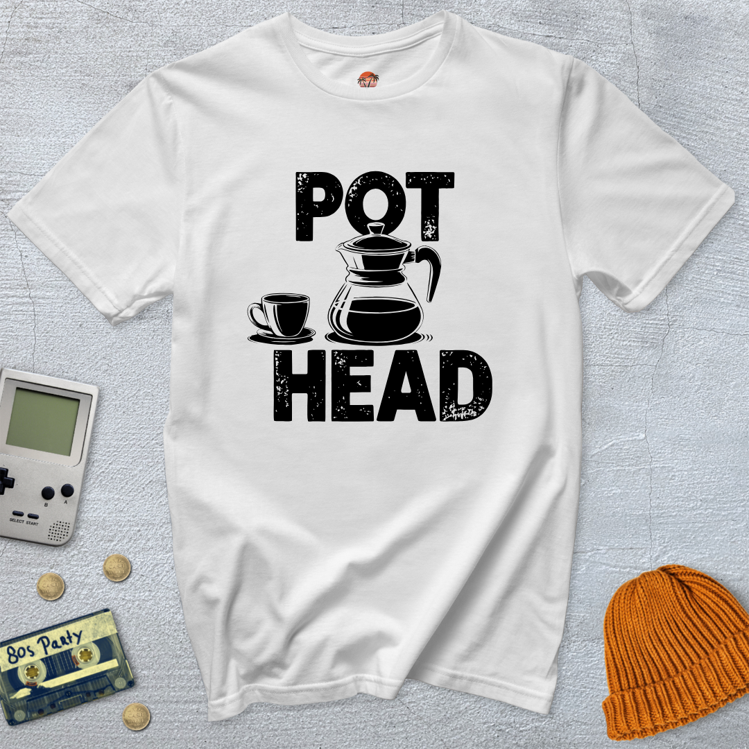 Printify T-Shirt White / S Pot Head - Shirt