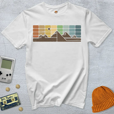 Retro Mountain Horizon - Shirt - Throwback Paradise