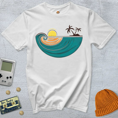 Retro Tropical Bliss - Shirt - Throwback Paradise