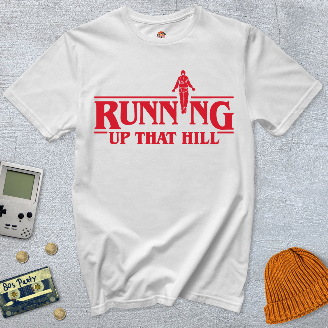 Printify T-Shirt White / S Running up that Hill - Shirt