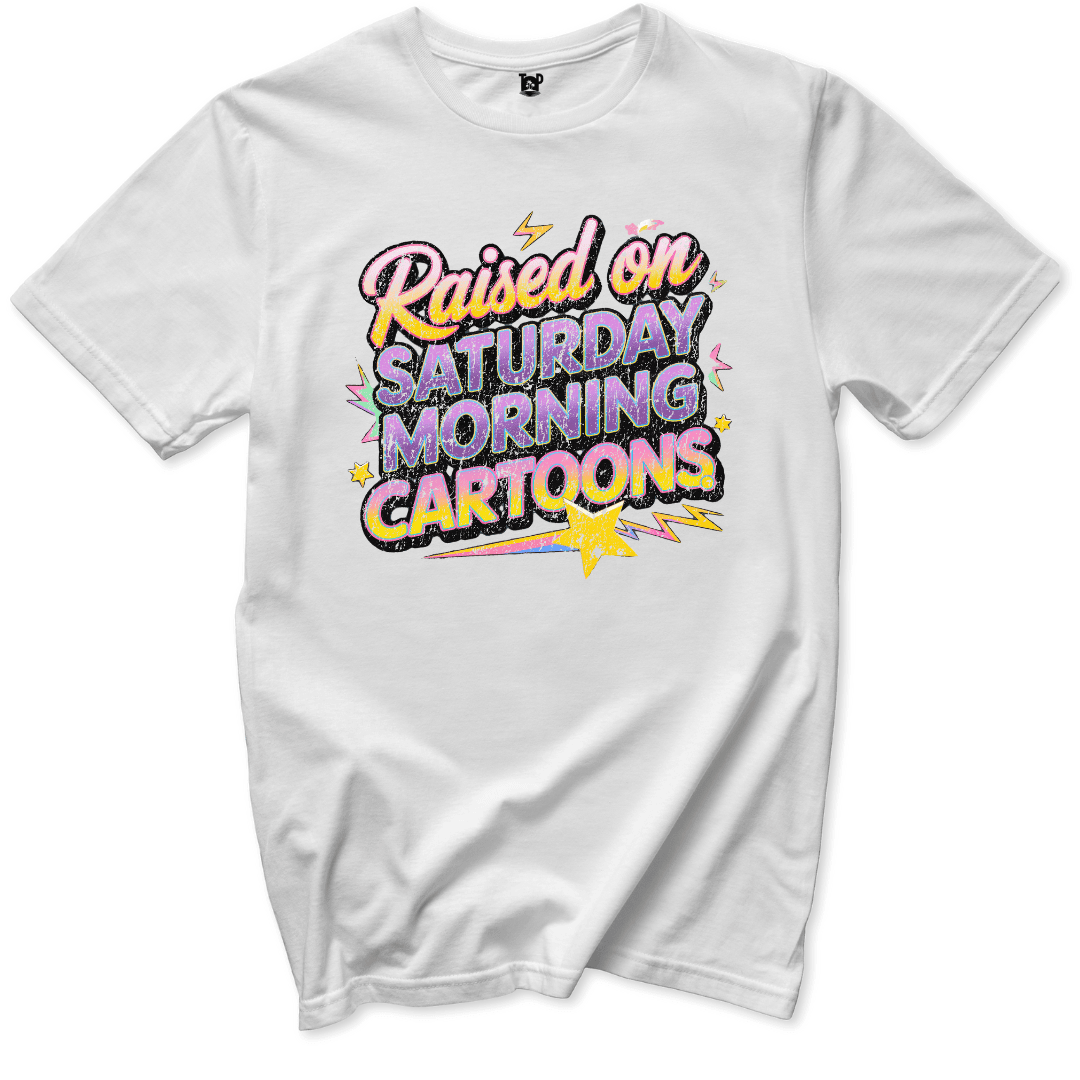 Saturday Morning Cartoons T-Shirt - Throwback Paradise