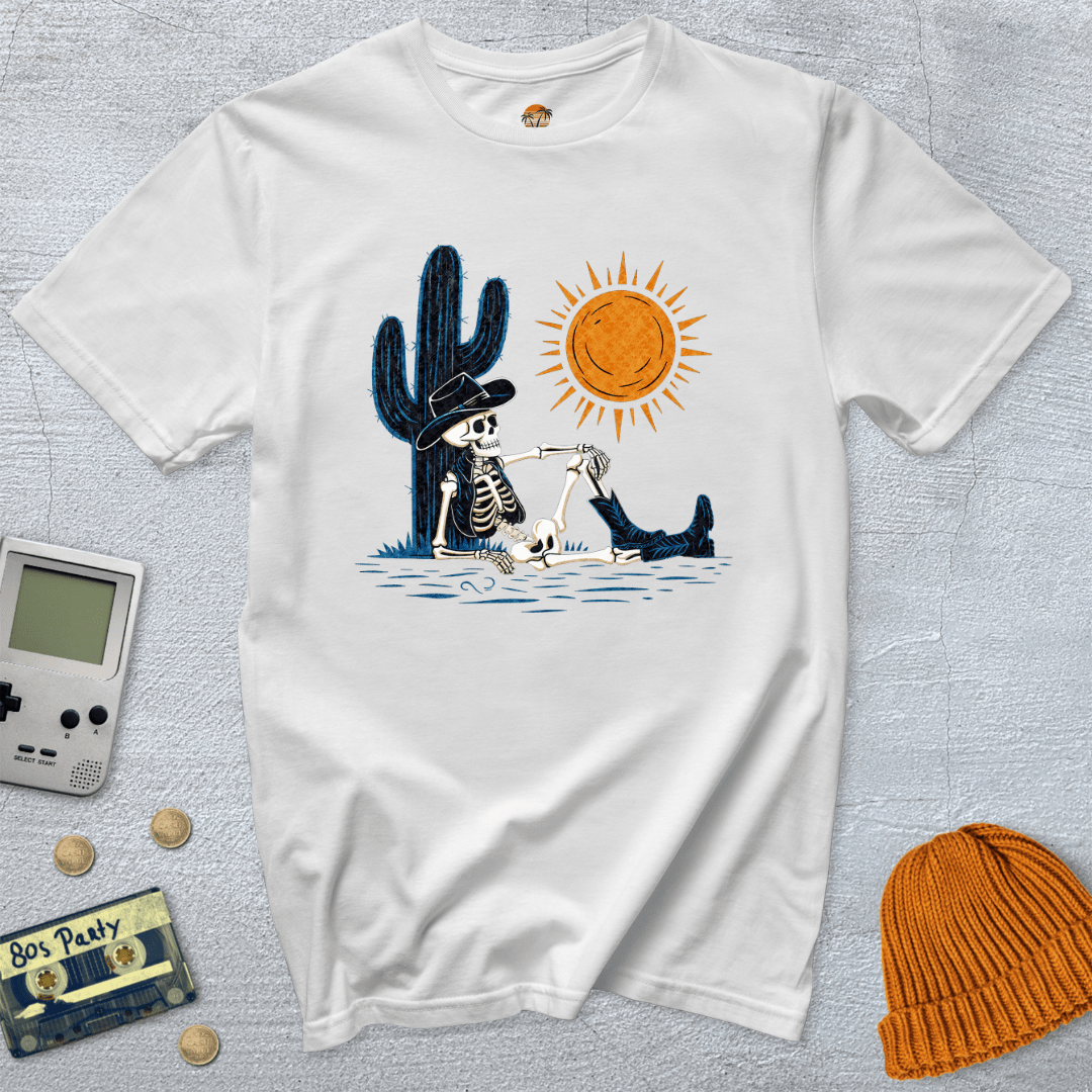 Printify T-Shirt White / S Skeleton - Shirt