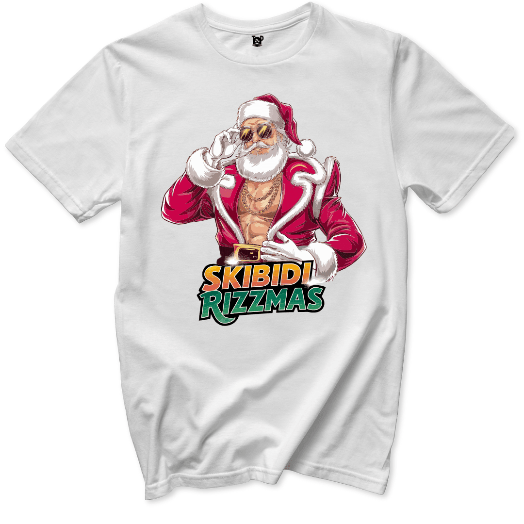 Skibidi Rizzmas T-Shirt - Throwback Paradise