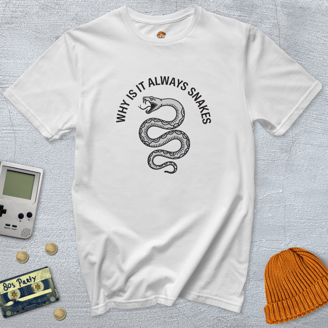 Printify T-Shirt White / S Snakes - Shirt