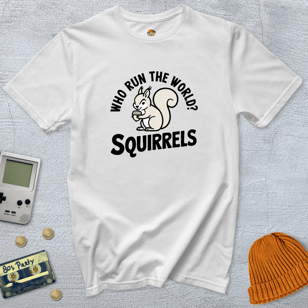 Printify T-Shirt White / S Squirrels - Shirt