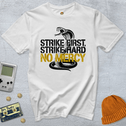 Printify T-Shirt White / S Strike First - Shirt