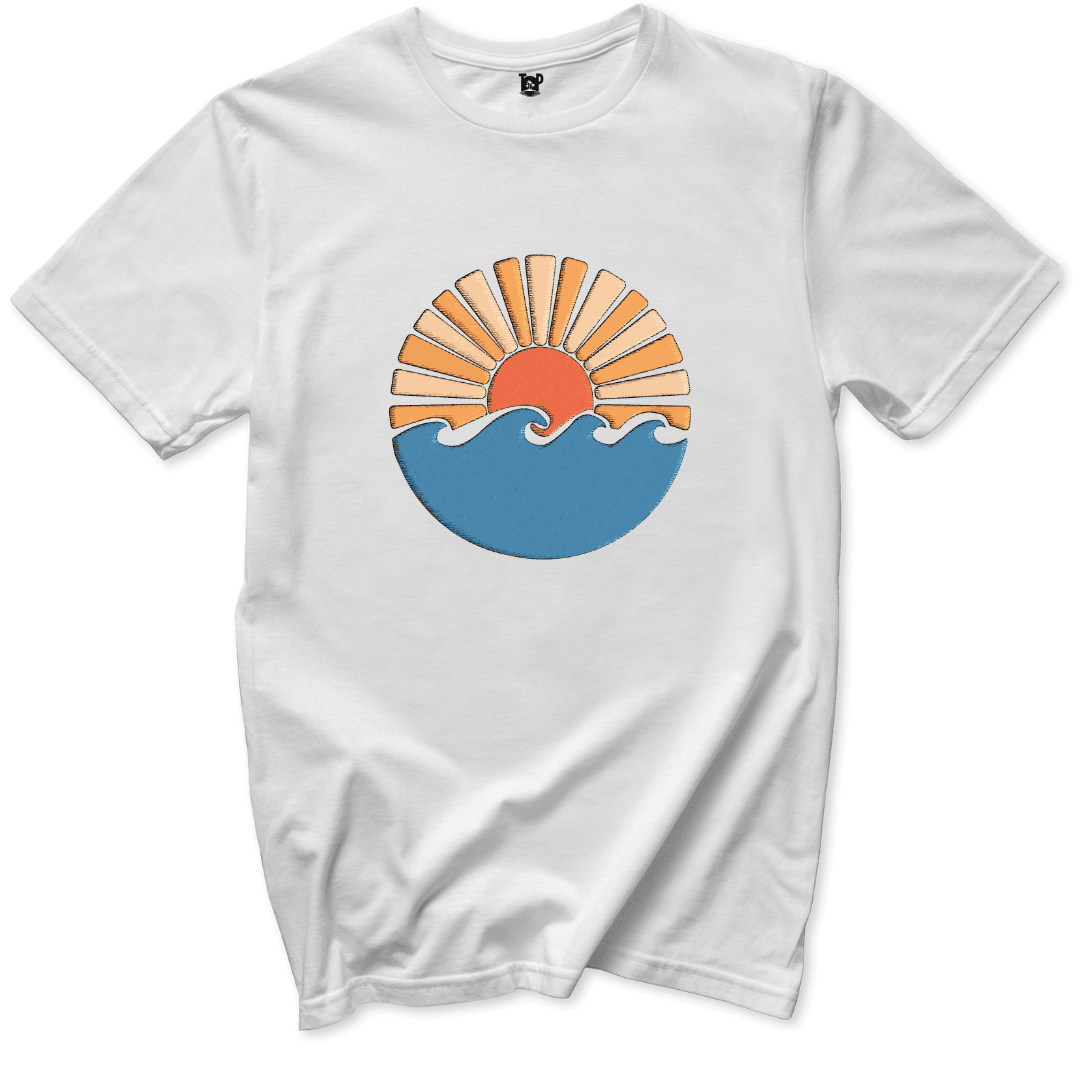 Sun and Sea T-Shirt - Throwback Paradise