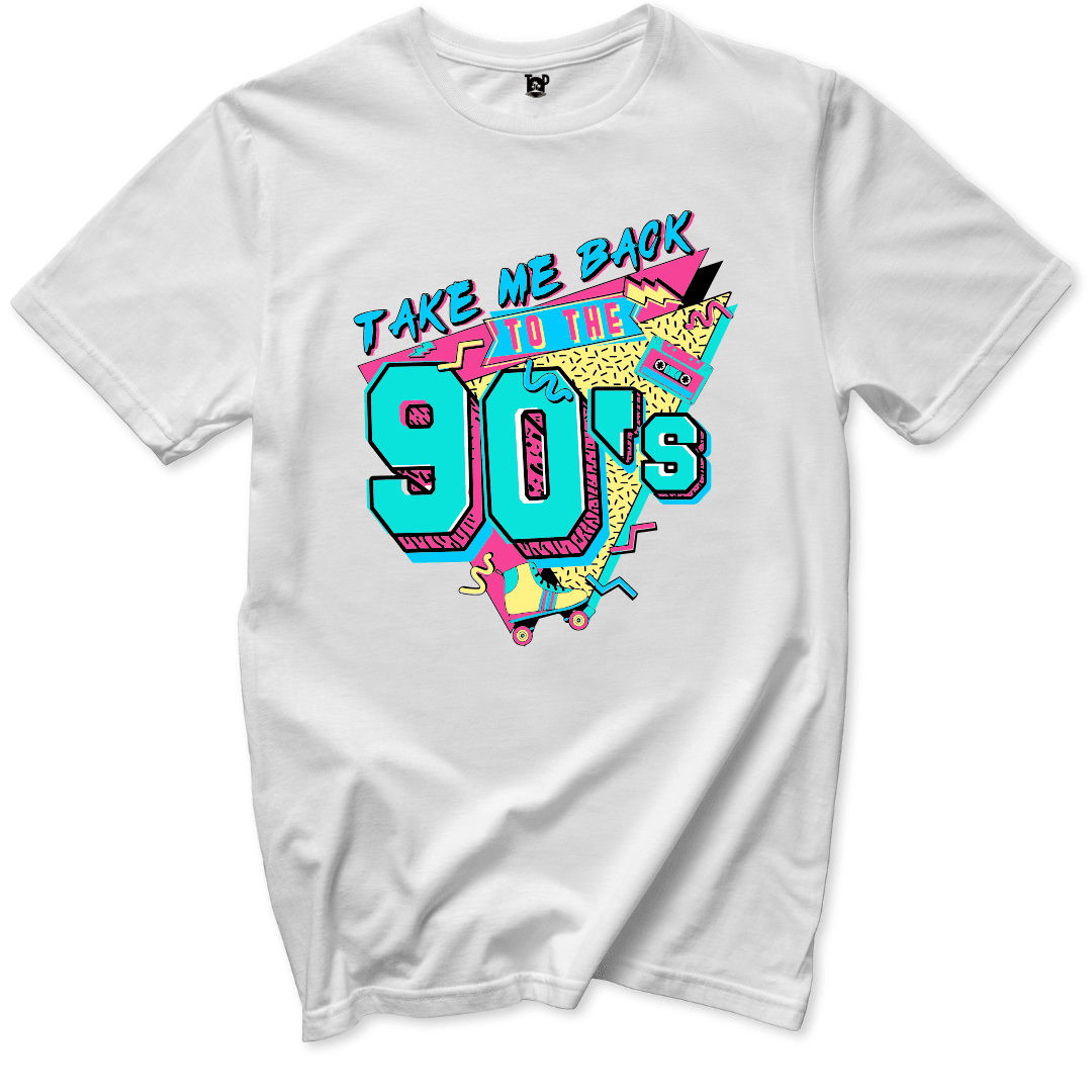 Take Me Back to the 90s T-Shirt - Throwback Paradise