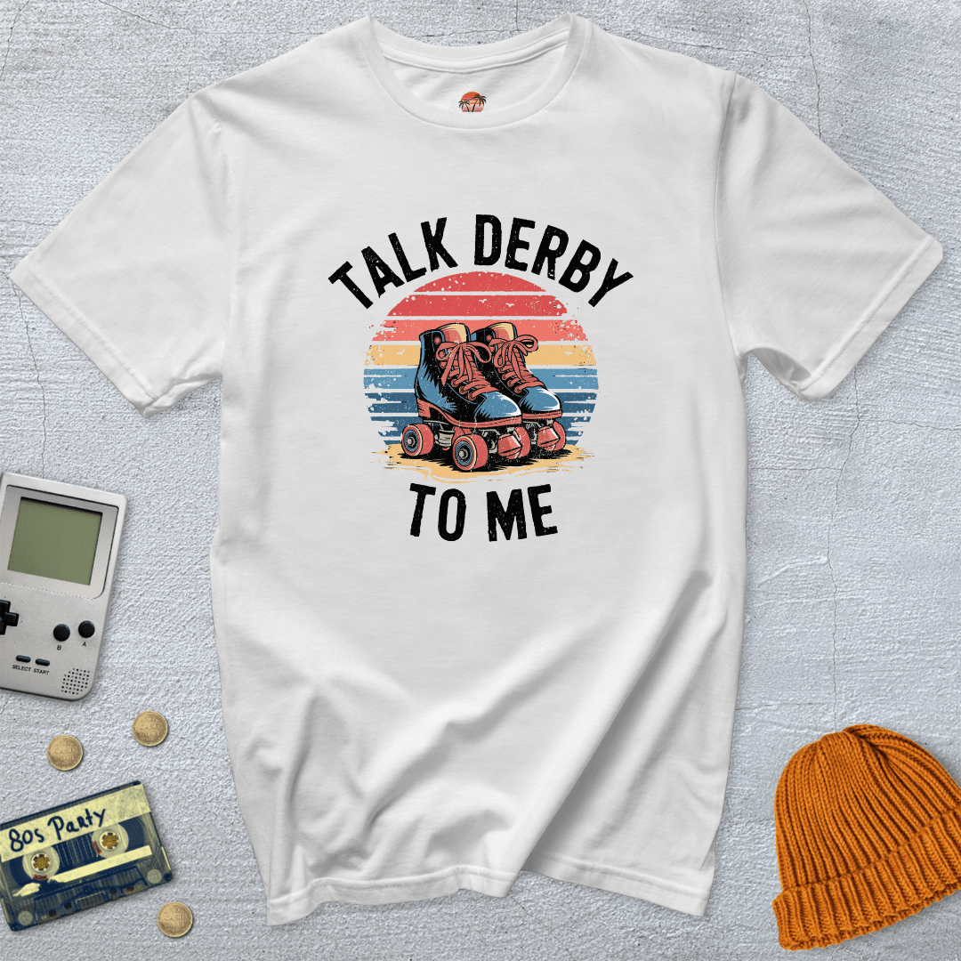 Printify T-Shirt White / S Talk Derby - Shirt