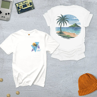 Vintage Beach Vibes - Shirt - Throwback Paradise