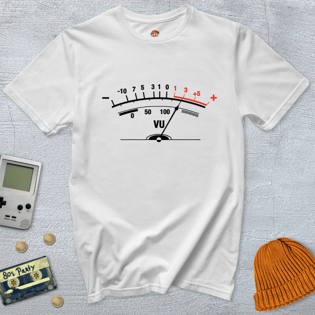 Printify T-Shirt White / S VU Meter - Shirt