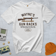 Printify T-Shirt White / S Waynes Guns - Shirt