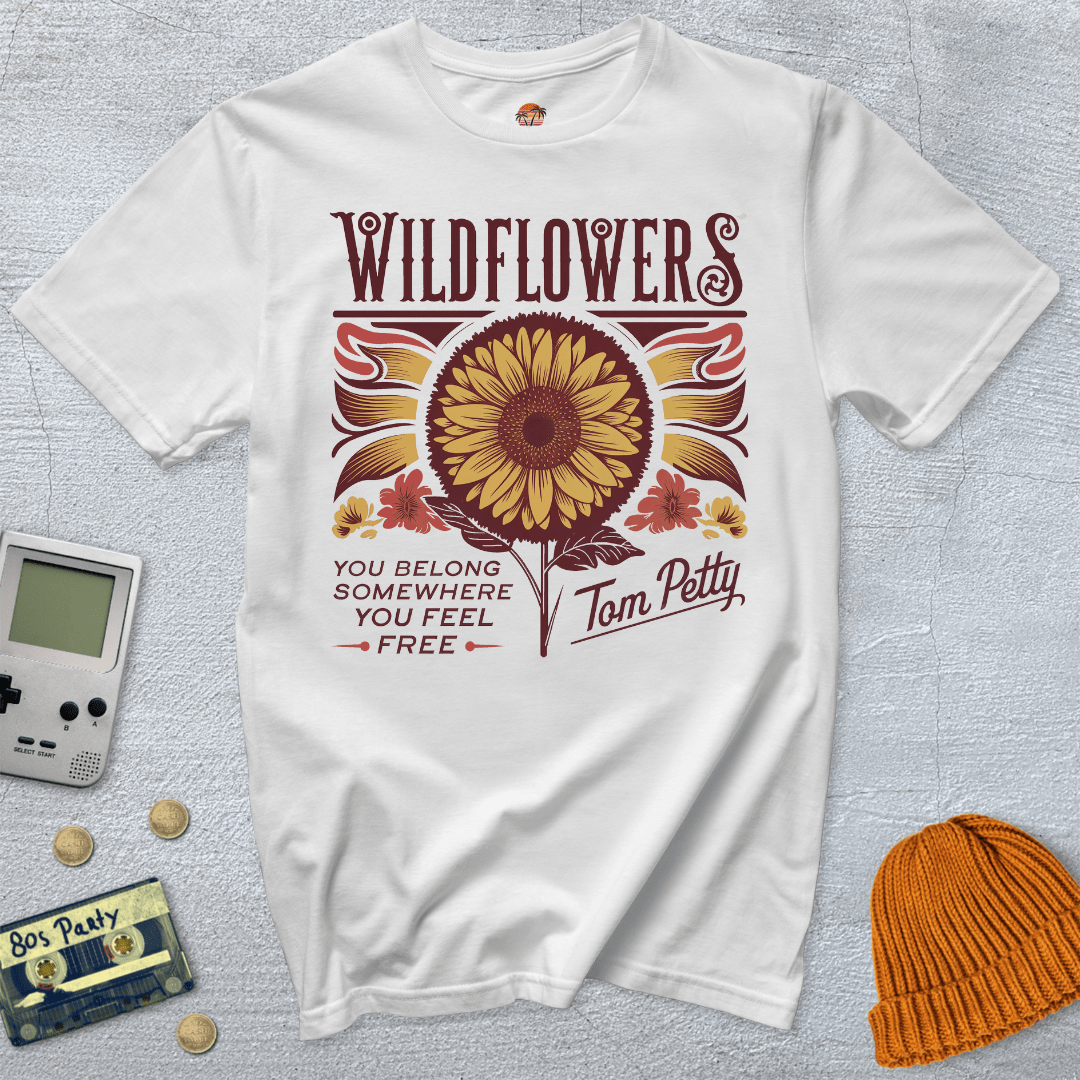 Printify T-Shirt White / S Wildflowers - Shirt