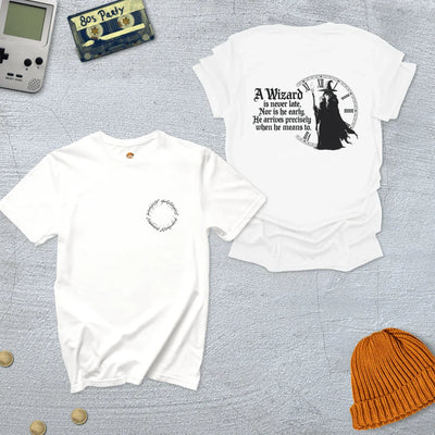 Wizard never late - Shirt - Throwback Paradise