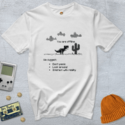 Printify T-Shirt White / S You are offline - Shirt