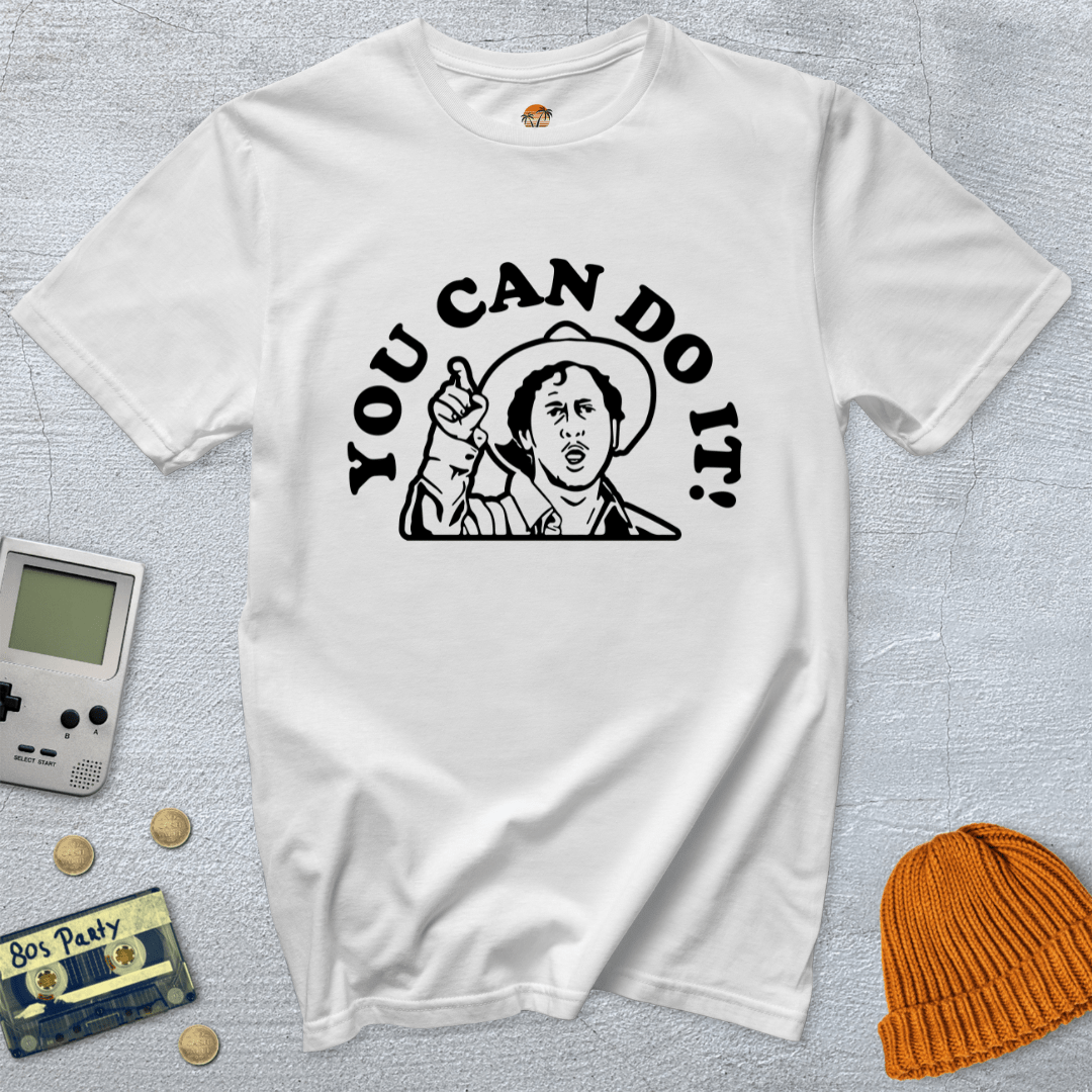 Printify T-Shirt White / S You Can Do it - Shirt