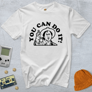 Printify T-Shirt White / S You Can Do it - Shirt