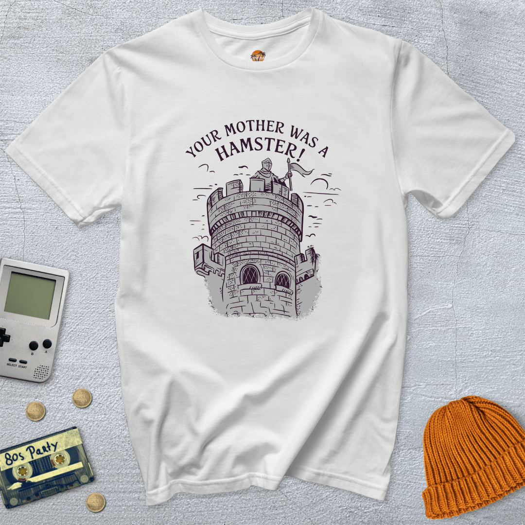 Printify T-Shirt White / S Your Mother was a hampster - Shirt