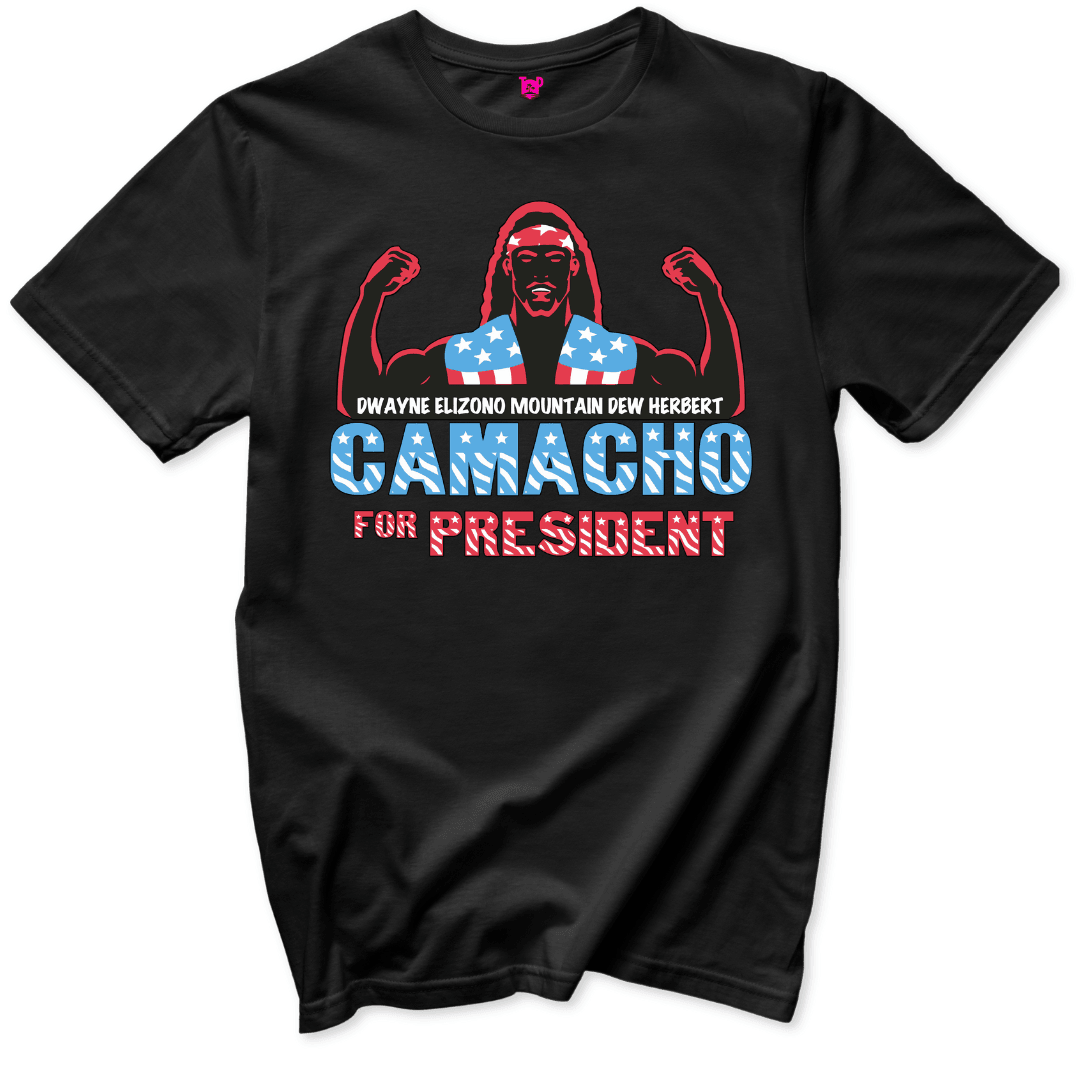 Camacho for President T-Shirt - Throwback Paradise
