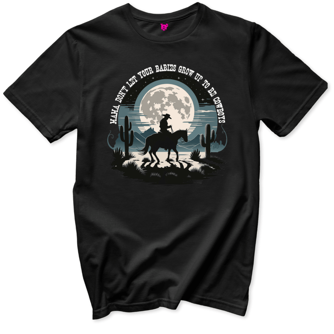 Cowboy Moon T-Shirt - Throwback Paradise