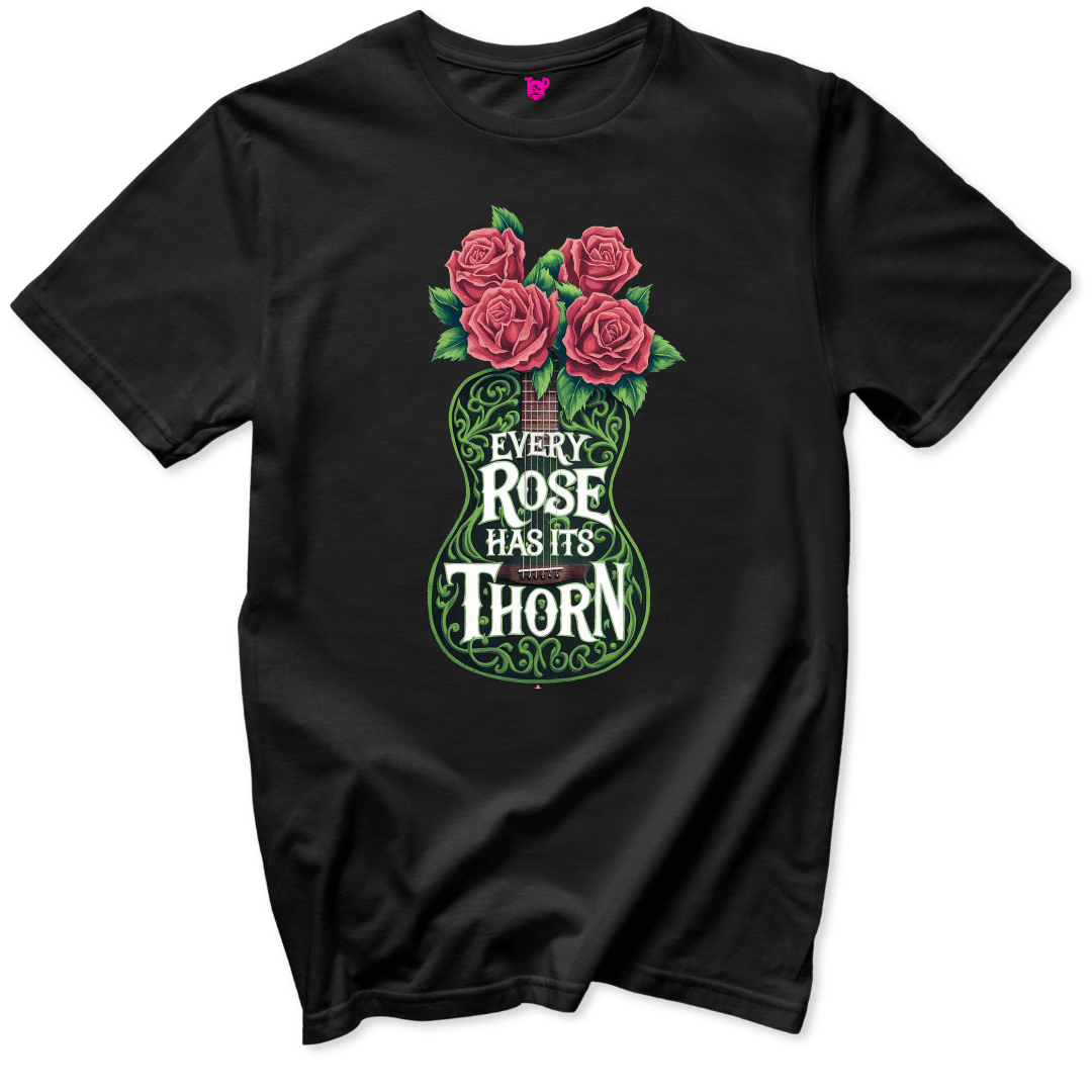 Every Rose Has Its Thorn T-Shirt - Throwback Paradise