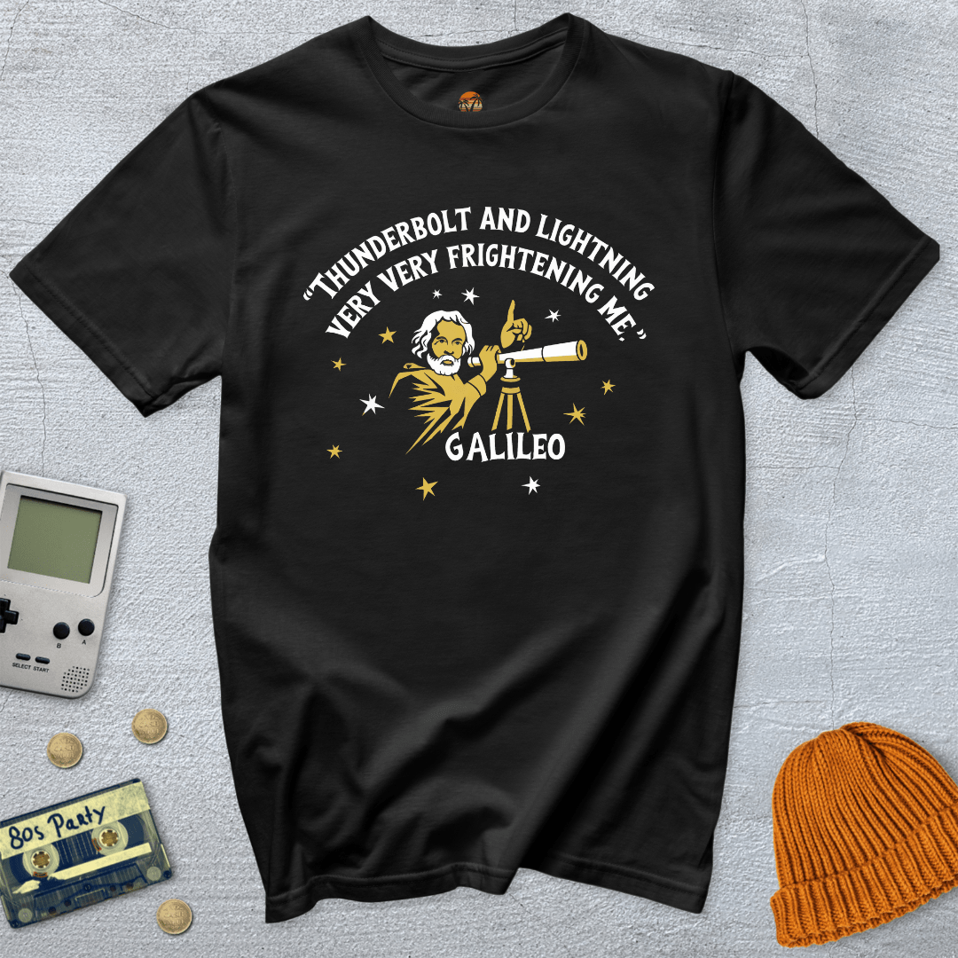 Printify T-Shirts Black / S Galileo - Shirt