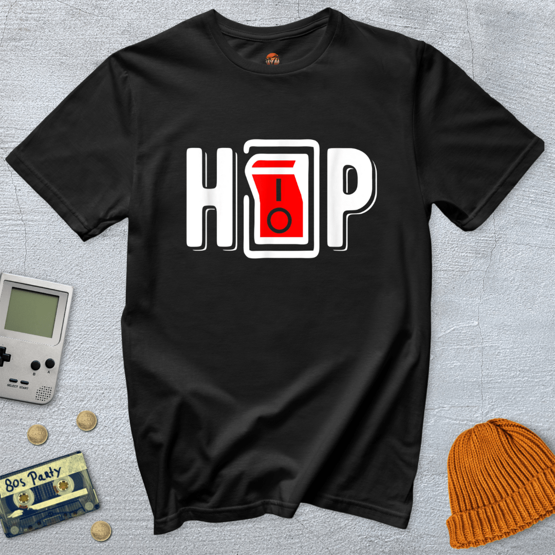 Printify T-Shirts Black / S Hip Hop Lightswitch - Shirt