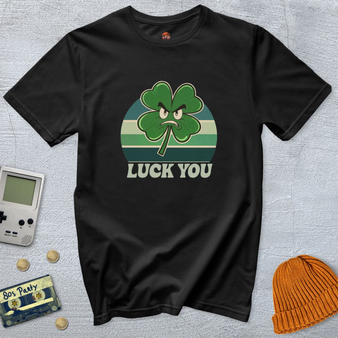 Printify T-Shirts Black / S Luck You Shamrock - Shirt