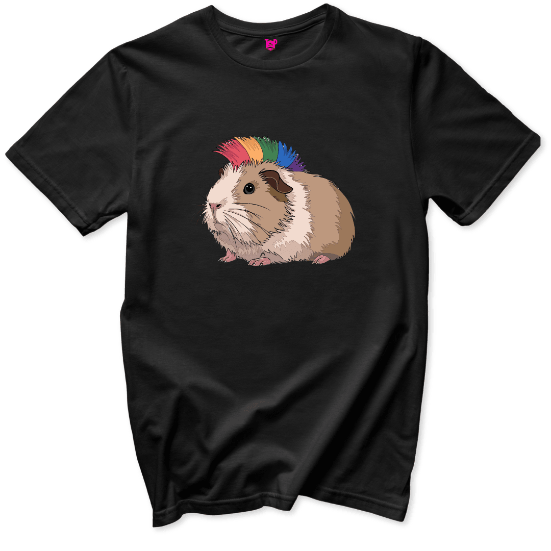 Punk Guinea Pig T-Shirt - Throwback Paradise