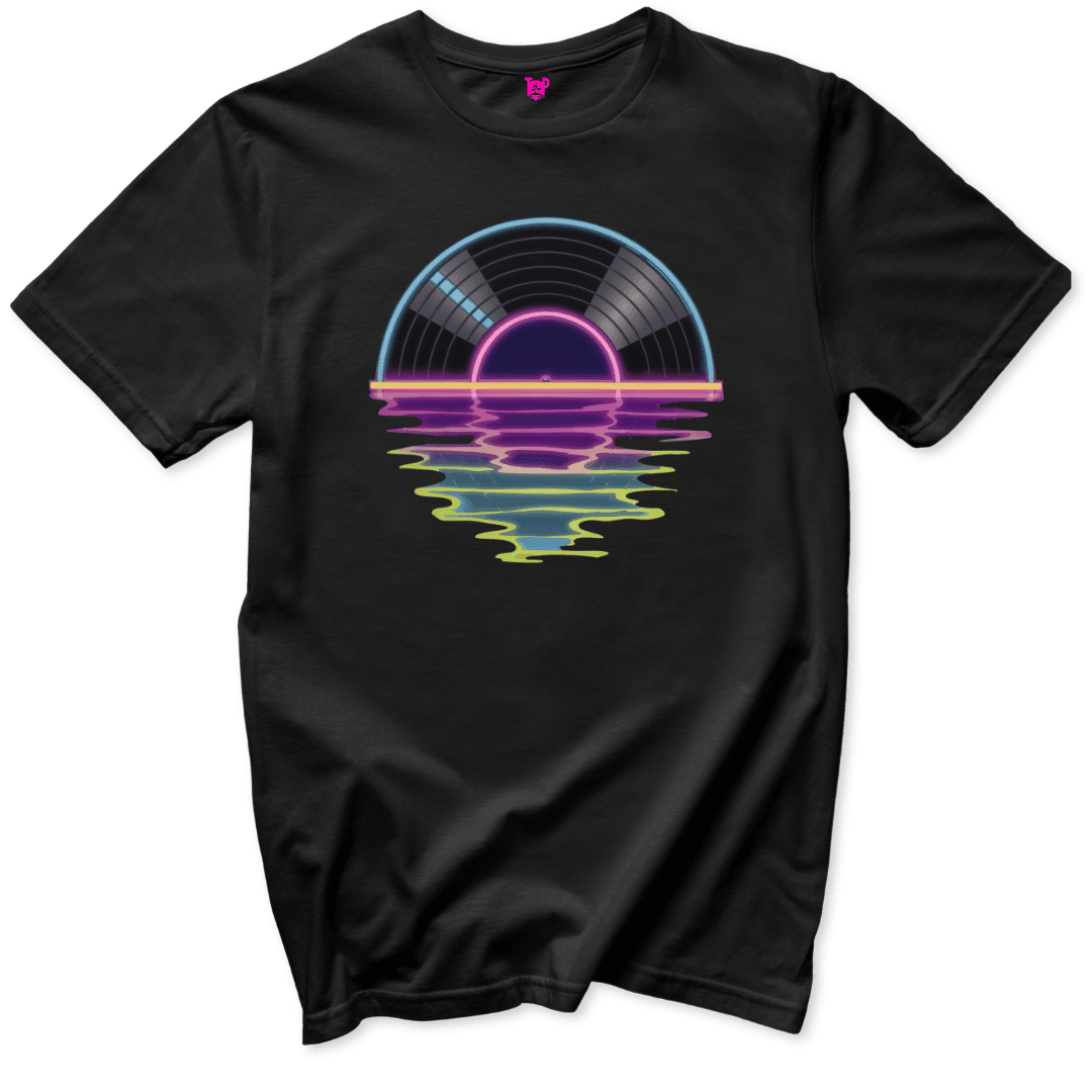 Record Sunrise T-Shirt - Throwback Paradise