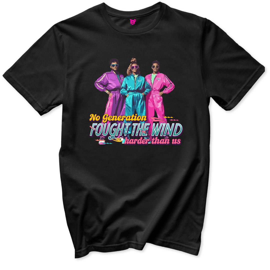 Retro Windbreaker Generation T-Shirt - Throwback Paradise