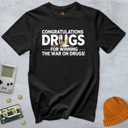 Printify T-Shirts Black / S War on Drugs - Shirt